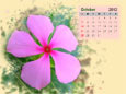 Calendar 2012 - October