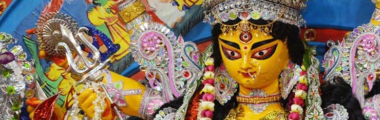 An Image showing Durga Idol 